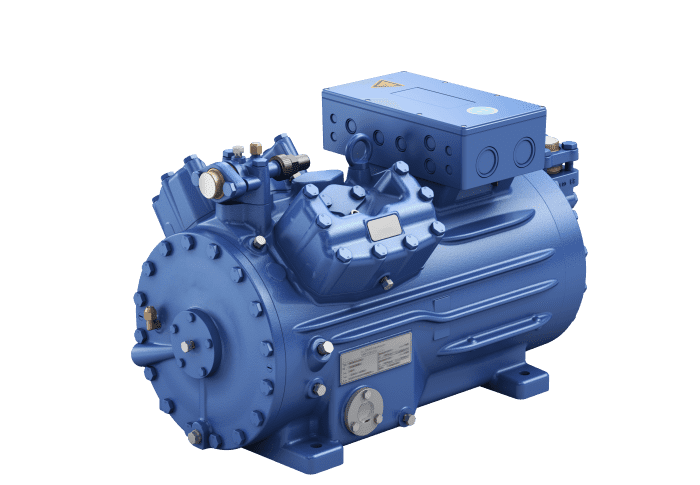 Bock Verdichter halbhermetisch HGX44e/665-4, 57,7m³/h Fördervolumen E55 vorgefüllt sauggasgekühlt - Detail 1