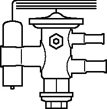 Danfoss Expansionsventil thermostatisch TUAE R410A - Detail 1