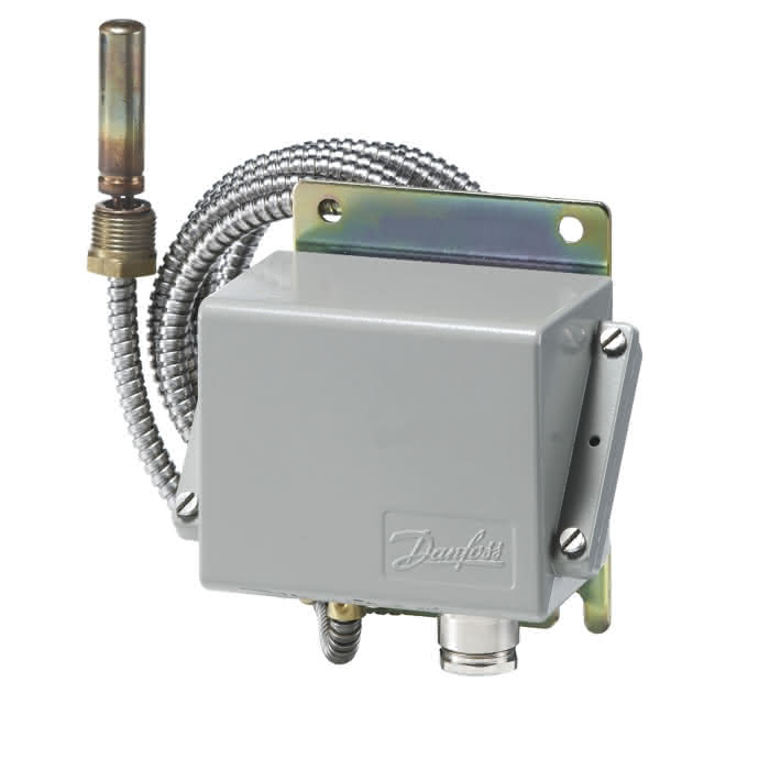 Danfoss Thermostat KPS81 60 bis 150°C, 5m Kapillarrohr - Detail 1