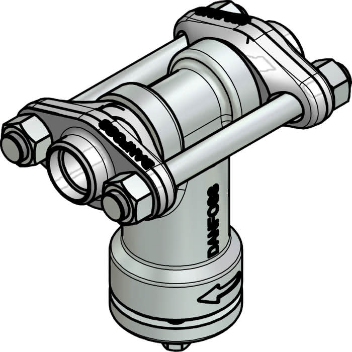 Danfoss Schmutzfänger nicht geschweisst FA 15 3/4" - Detail 1