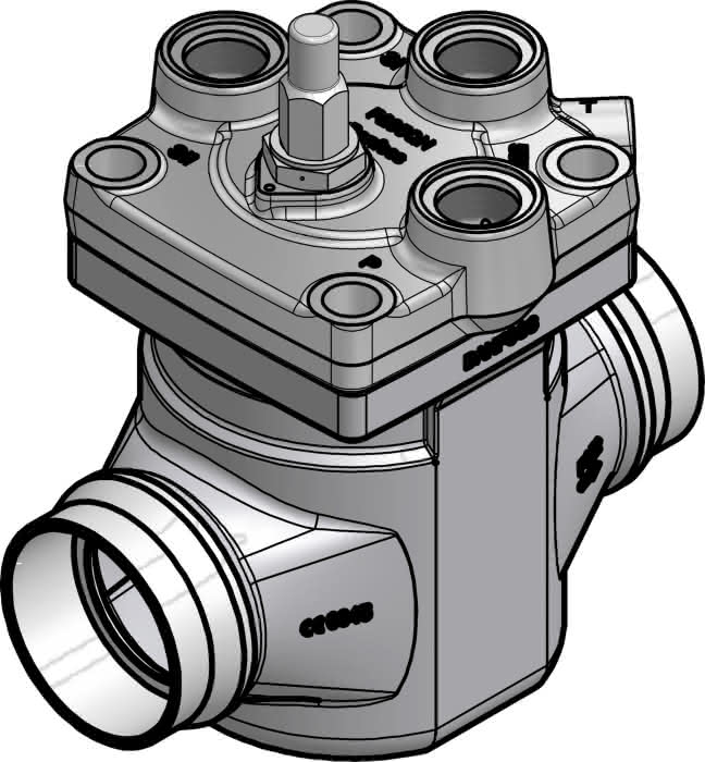 Danfoss Hauptventil pilotgesteuert ICS3 65 - Detail 1