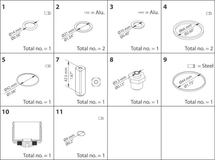 Danfoss Reparaturkit EVRA 40, EVRS 40 - Detail 1