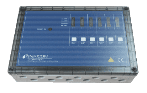 Inficon Mehrpunkt Kältemittel Monitor für LDM 650R, 230V Lieferung ohne Fernsensoren, 6 nutzbare Kanäle - Detail 1