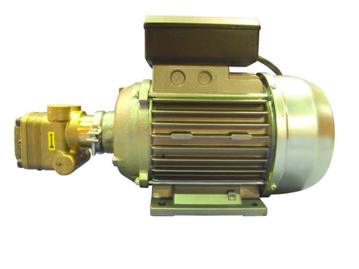 ITE Elektro Motor LP-4 für Flüssigkeitspumpe MF4/V2 Kältemittel inklusive R410A 3-4L/min 230V 5x3/8" NPT - Detail 1