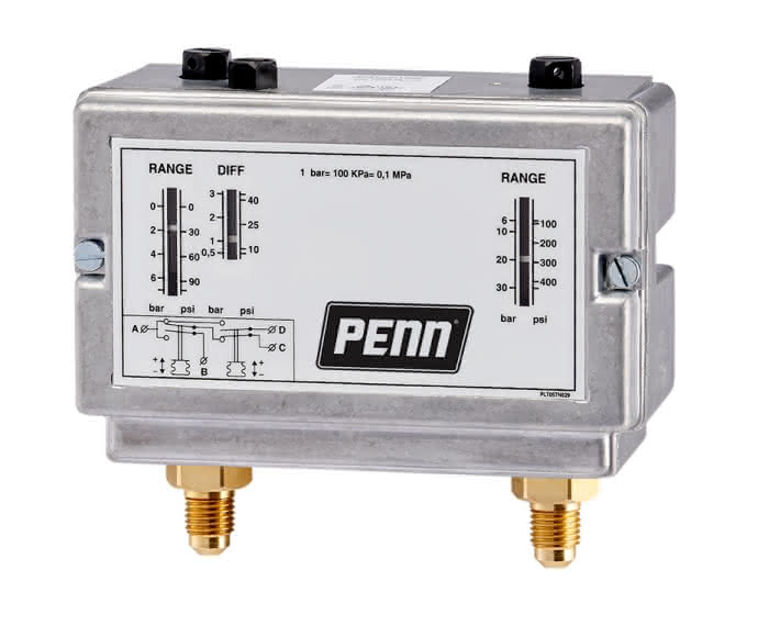 Penn Druckschalter P78 LCW-9800 -0,5 bis 7bar, 330bar, Löt 6mm - Detail 1