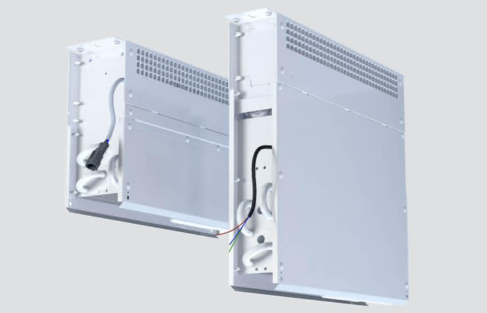 Kelvion Küba FMA 811 D Gastro Slim Luftkühler für Kühlmöbel in 60bar CO2 Ausführung - Detail 1