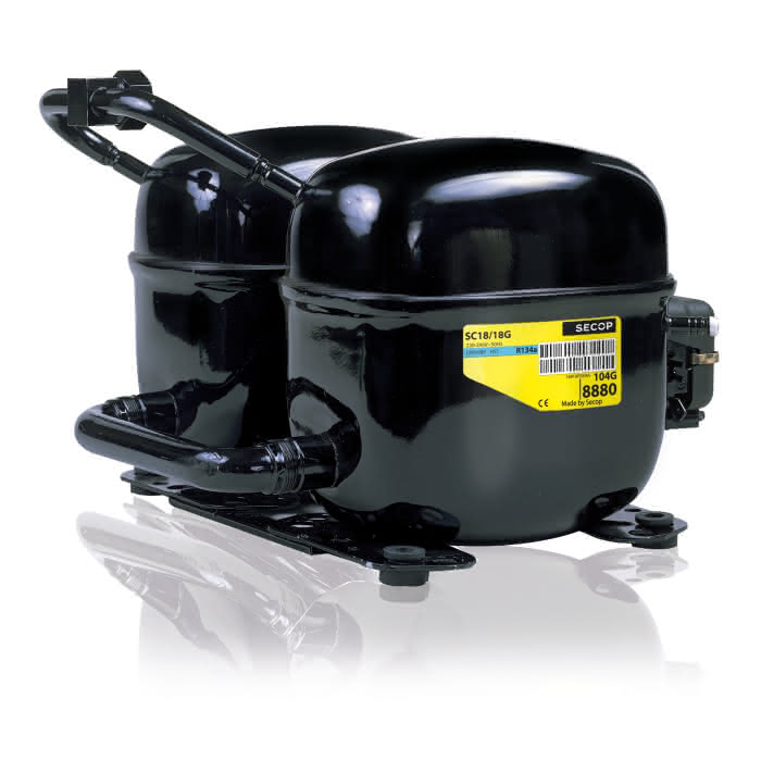 Secop Hubkolbenverdichter vollhermetisch SC18/18CL 230V 50Hz LBP - Detail 1