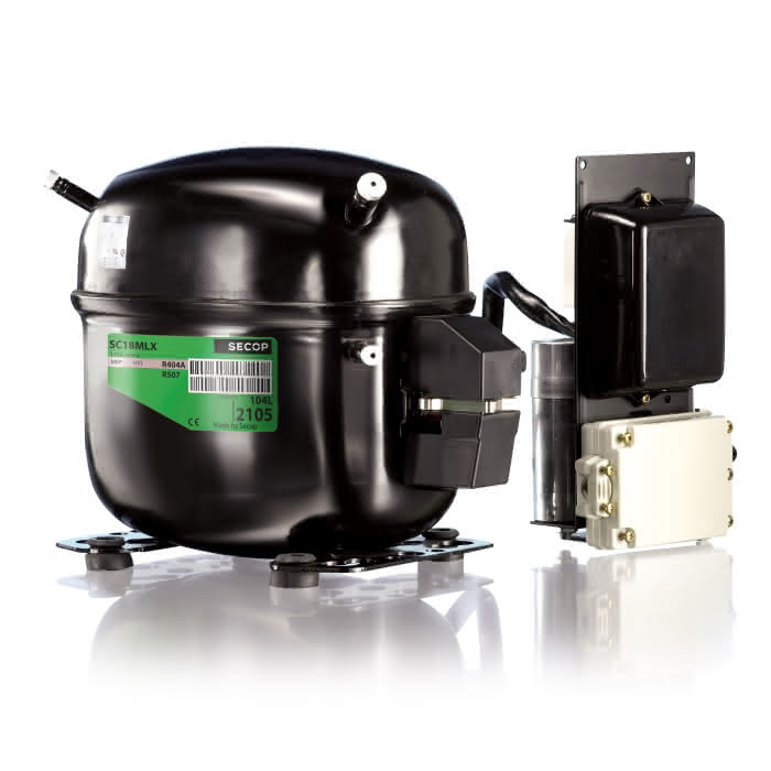 Secop Hubkolbenverdichter vollhermetisch SC18MLX.3 230V 50Hz MBP - Detail 1