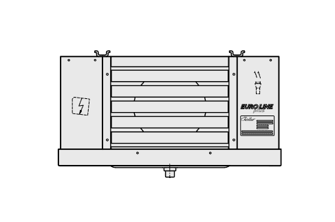 Roller Spezialluftkühler SV 441 ECS 1x250mm, 230V, 50/60Hz - Detail 1