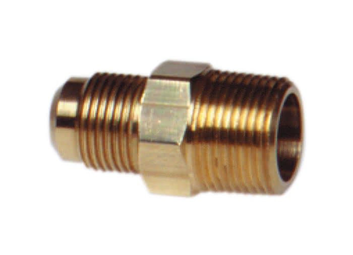 ITE Sechskant-Verbindungsnippel U1-04C 3/8" NPT aussen auf 1/4" SAE aussen - Detail 1