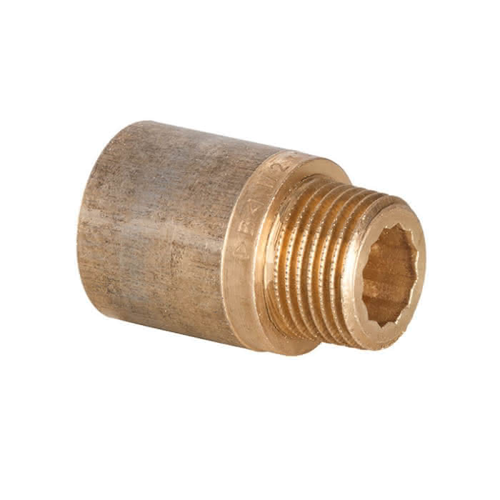 Conex IBP Reduzierstück rund AG R konisch IG Rp zylindrisch Serie 3000 3243 1/2"x1" Rotguss - Detail 1