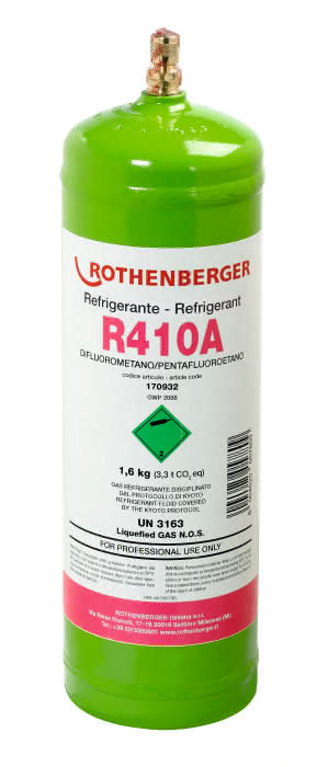 Rothenberger Kältemittel R410A 2l 40bar Stahlflasche - Detail 1