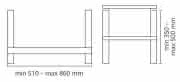 2EMME Bodenkonsole 860x500x450mm - More 2