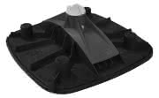 Walraven Yeti 480 Montagefuss und Antivibrationsmatte vertikal 7°/360° für Schiene Strut (DS 5) 41x41/51mm - More 2