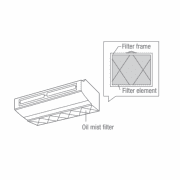 Mitsub. -Hoogverm. filt.PAC-SG 38KF-E - More 2