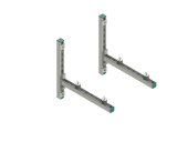 Walraven Schienenkonsolenset 38/40 650mm