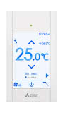 Mitsub. -Touch Fernbed. PAR-CT01MAA-S-E