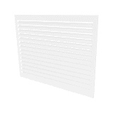 DECOCLIM Rückseite zu Wetterschutz Größe M weiß