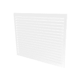 DECOCLIM Rückseite zu Wetterschutz Größe L weiß