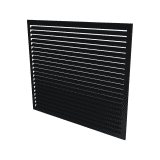 DECOCLIM Rückseite zu Wetterschutz Größe XL anthrazit grau