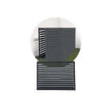 DECOCLIM-Rückseite Gr. XL grau 23AXL7016-DOS