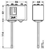 Danfoss Druckschalter KP7B M/32 8 bis 32bar, Löt 6mm