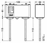 Danfoss Druckschalter KP15 M/32 -0,2 bis 7,5bar, Löt 1/4"