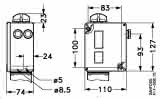 Danfoss Druckschalter RT6S M/15 10 bis 28bar, Bördelanschluss