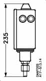 Danfoss Druckschalter RT5A M/15 4 bis 17bar, M12 x 1,5 Anschluss