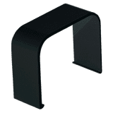 VECAMCO -Deksel   80x60mm schwarz 9805-102-95