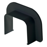 VECAMCO Wanddurchführung 110x75mm schwarz