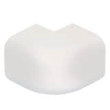 VECAMCO Außenbogen 65x50mm RAL9010