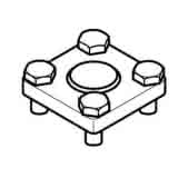 Danfoss -Blinddeckel für ICFB 20 027L1259