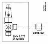 Danfoss Blindstopfen und Dichtung G 1/2" für SNV-ST