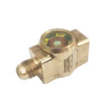 Hansa Schauglas mit Indikator Bördelanschluss 6mm / 7/16" UNF i/a