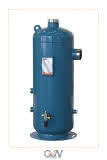 GVN Ölabscheidesammler 15 Liter, Lötanschlüsse 2 5/8", 33bar, 2 Schaugläser, ø¸ 273