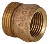 Conex IBP Einschraubteil flach dichtend IG Rp zylindrisch AG G zylindrisch Serie 4000 4370 3/4"x1" Rotguss