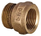 Conex IBP Einschraubteil konisch dichtend IG Rp zylindrisch AG G zylindrisch Serie 4000 4380 1/2"x3/4" Rotguss