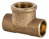 Conex IBP T-Stück IG Rp zylindrisch Serie 4000 4130 35x1/2"x35 Rotguss