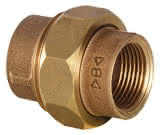 Conex IBP Rohrverschraubung flach dichtend IG Rp zylindrisch Serie 3000 3330 1 1/4" Rotguss