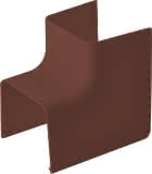 Canalsplit 08 Innenwinkel, 80x60mm, braun