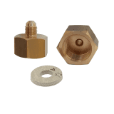 Hansa Flaschenanschlussstück 7/16" UNF mit Dichtung W 21,8-14 rechts