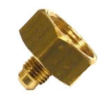 Hansa Flaschenanschlussstück 7/16" UNF R32/ R290 W 21,8-14 links