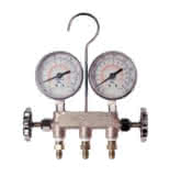 ITE Monteurhilfe für NH3 1/4" mit HD / ND Manometer und 3 Füllschläuchen