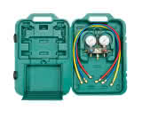 Refco 2-Weg Monteurhilfe BM2-3DS-HEATPUMP-5/16" mit 3 Füllschläuchen 1/4"SAE & 5/16"SAE, 36"/90cm