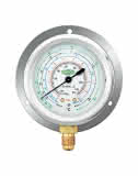 Refco Rohrfedermanometer NG 63 MR-306-DS-R407C 1/4" SAE unten