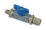 Refco Kugelventil CX-1/4"SAE-B 1/4"SAE blau