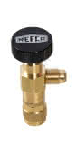 Refco Schraderventildurchgangsöffner A-38010 1/4" SAE x 1/4" SAE