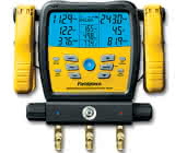 Fieldpiece Drahtlose SMAN-Kältemittel-Monteurhilfe mit 3 Anschlüssen und Mikrometer-Messgerät SM380V