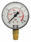 Harris Manometer Skala von 0-100bar mit Anschluss 1/4"NPT für Stickstoff